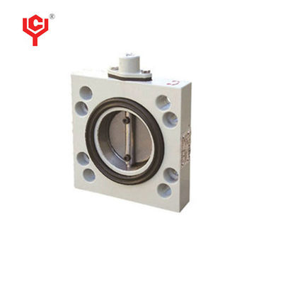 Performance manuelle 180mm du vide 105℃ de vanne papillon DN80 haute
