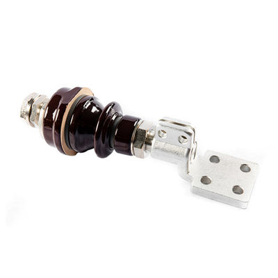 Bagues durables de basse tension/résistance thermique de l'isolateur 1250A porcelaine de Brown