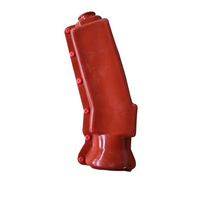 Douille protectrice en caoutchouc résistante à la chaleur flexible rouge pour la bague de transformateur