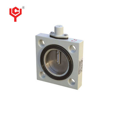 Manuel hydraulique 120mm de papillon de valve d'acier inoxydable de la place DN40